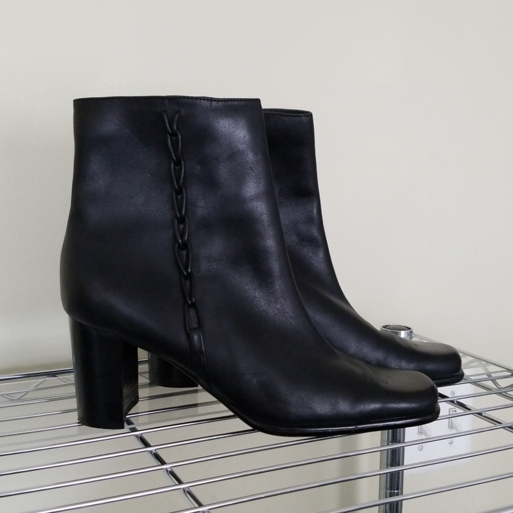 Soft leather boots
